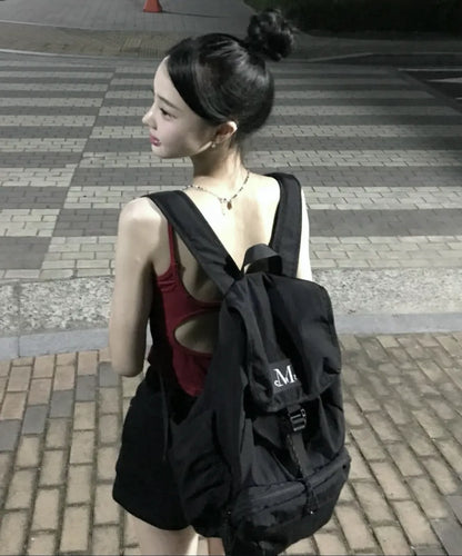 韓國 Mucent Wide Pocket Backpack【MU099】