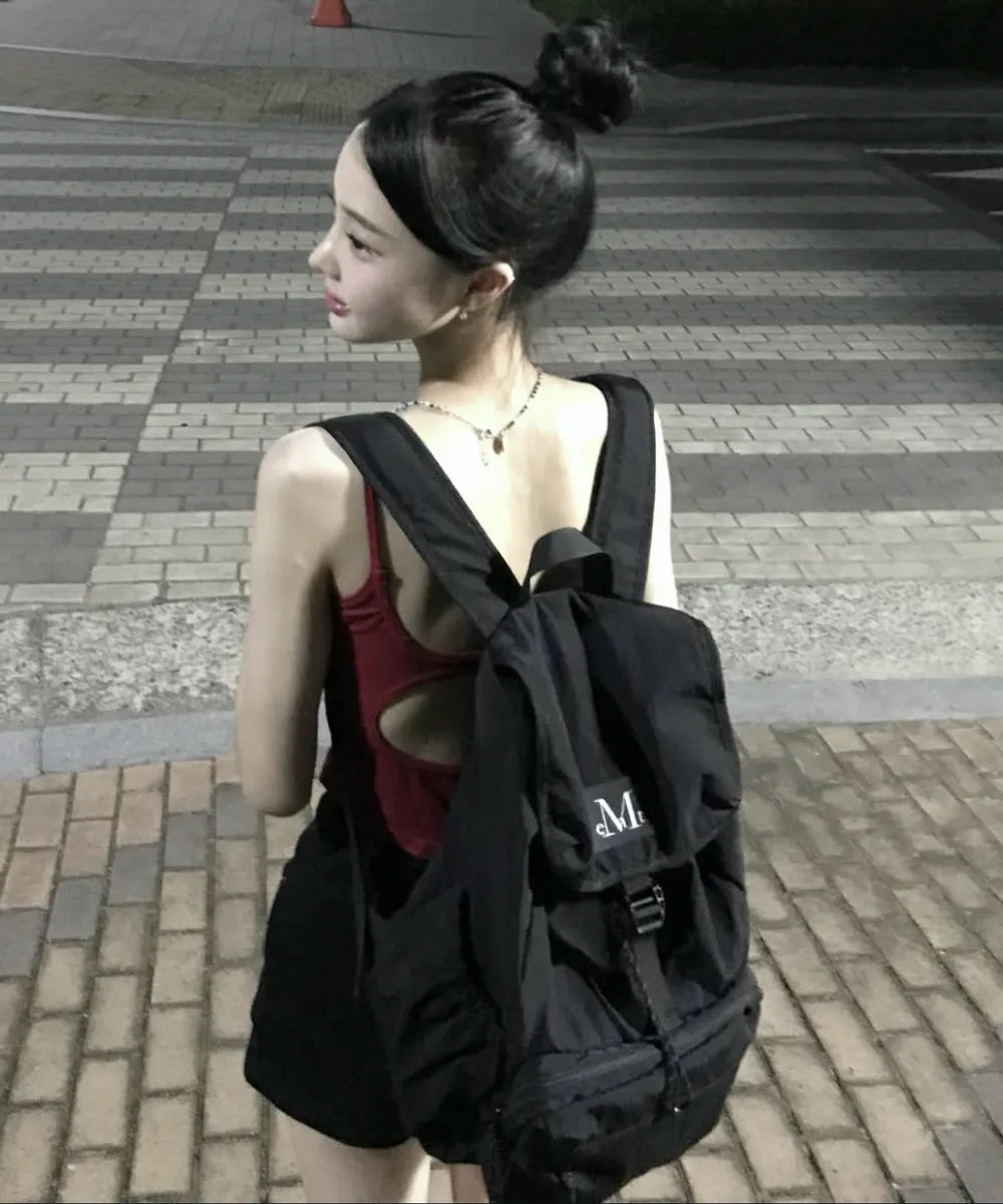 韓國 Mucent Wide Pocket Backpack【MU099】