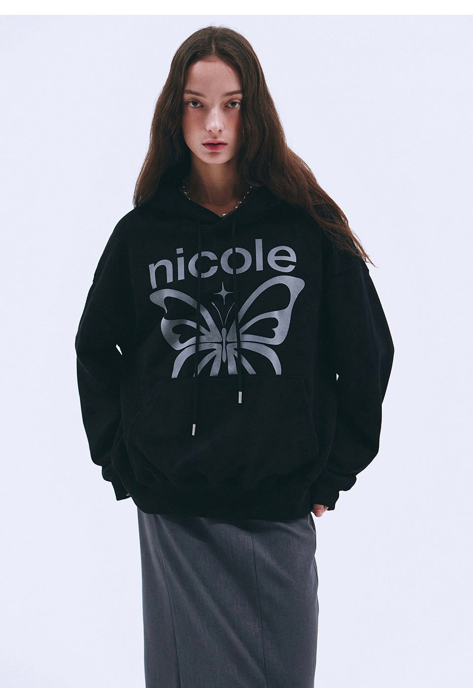 韓國 Nick Nicole Butterfly Velvet Embossing【NK015】
