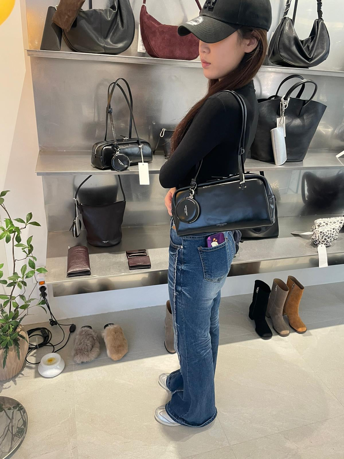 韓國 Bucks Leather 全新法式吐司包 L【SM745】