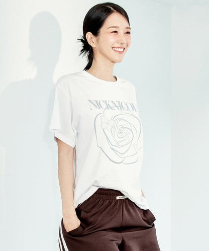 韓國 Nick Nicole Rose Butterfly Sleeve Top【NK028】