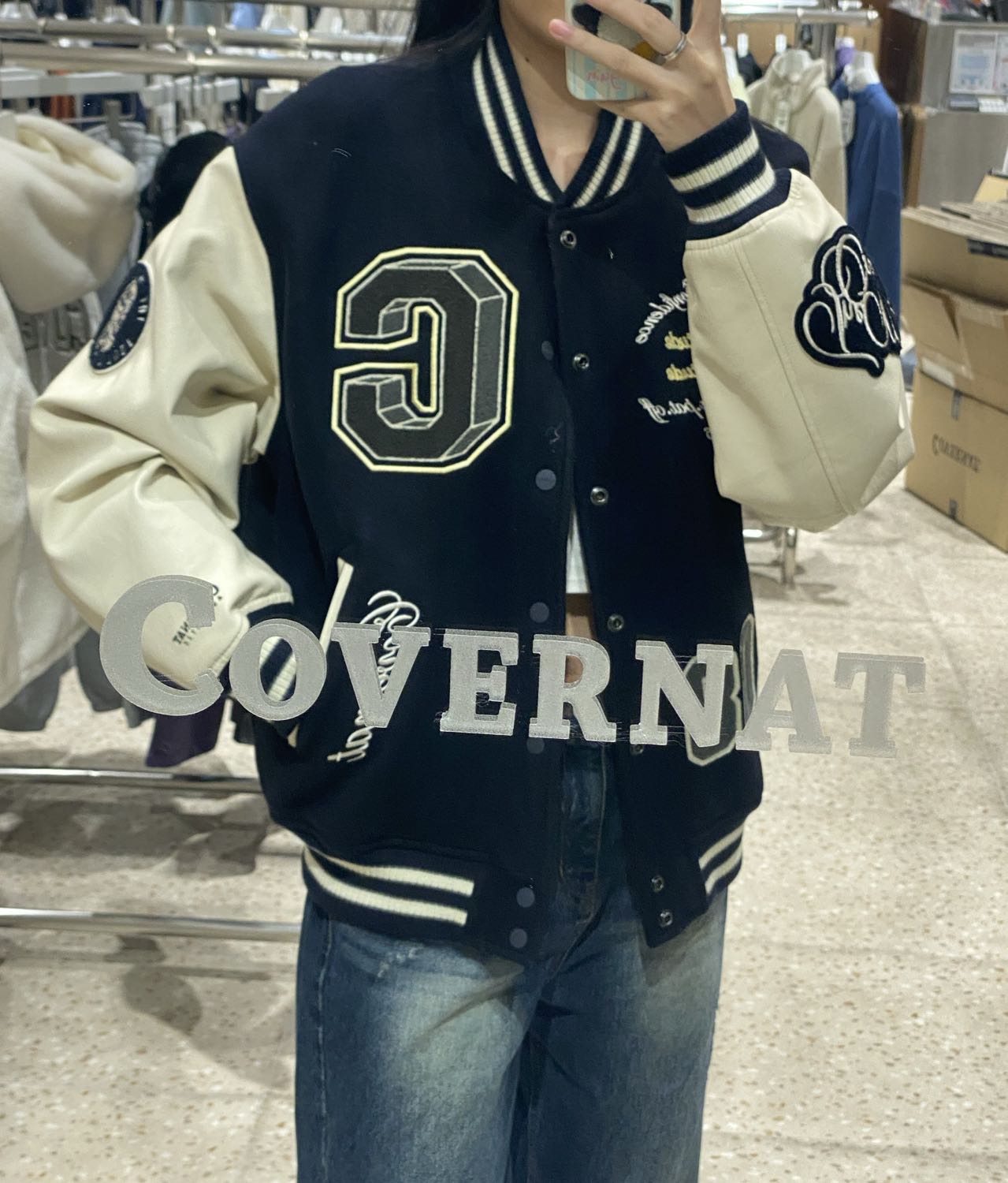 韓國 Covernat College C Wool Varsity【CO023】 - STT Mall HK 靚太網購