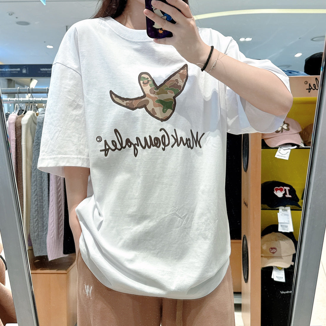 韓國 Mark Gonzales Angel Graphic Short Sleeve T-Shirt【MG228】