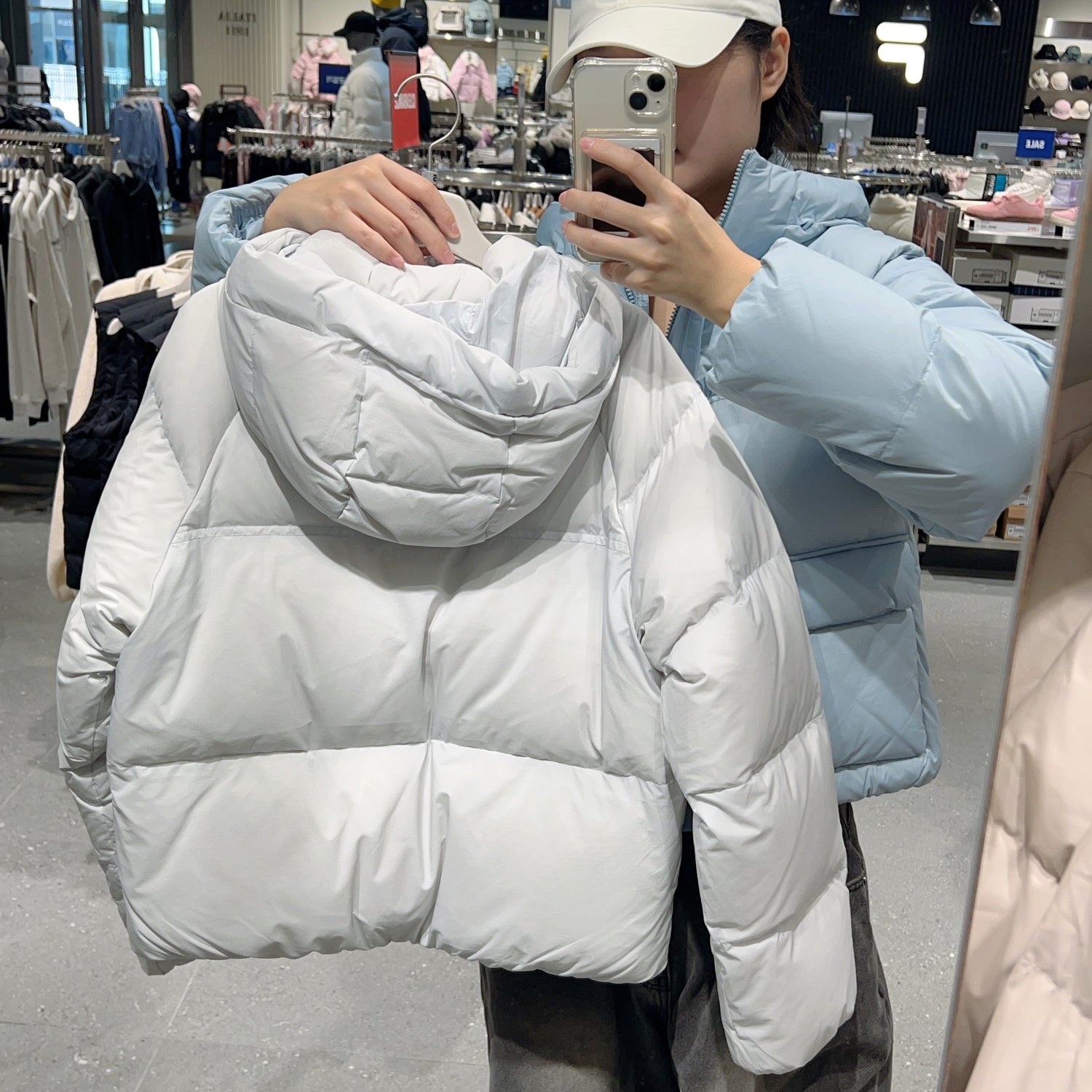 韓國 FILA Ripstop Pocket Hooded Down (鵝絨)【FA007】