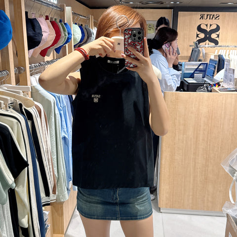 韓國 Satur Sleeveless Vest【SR118】