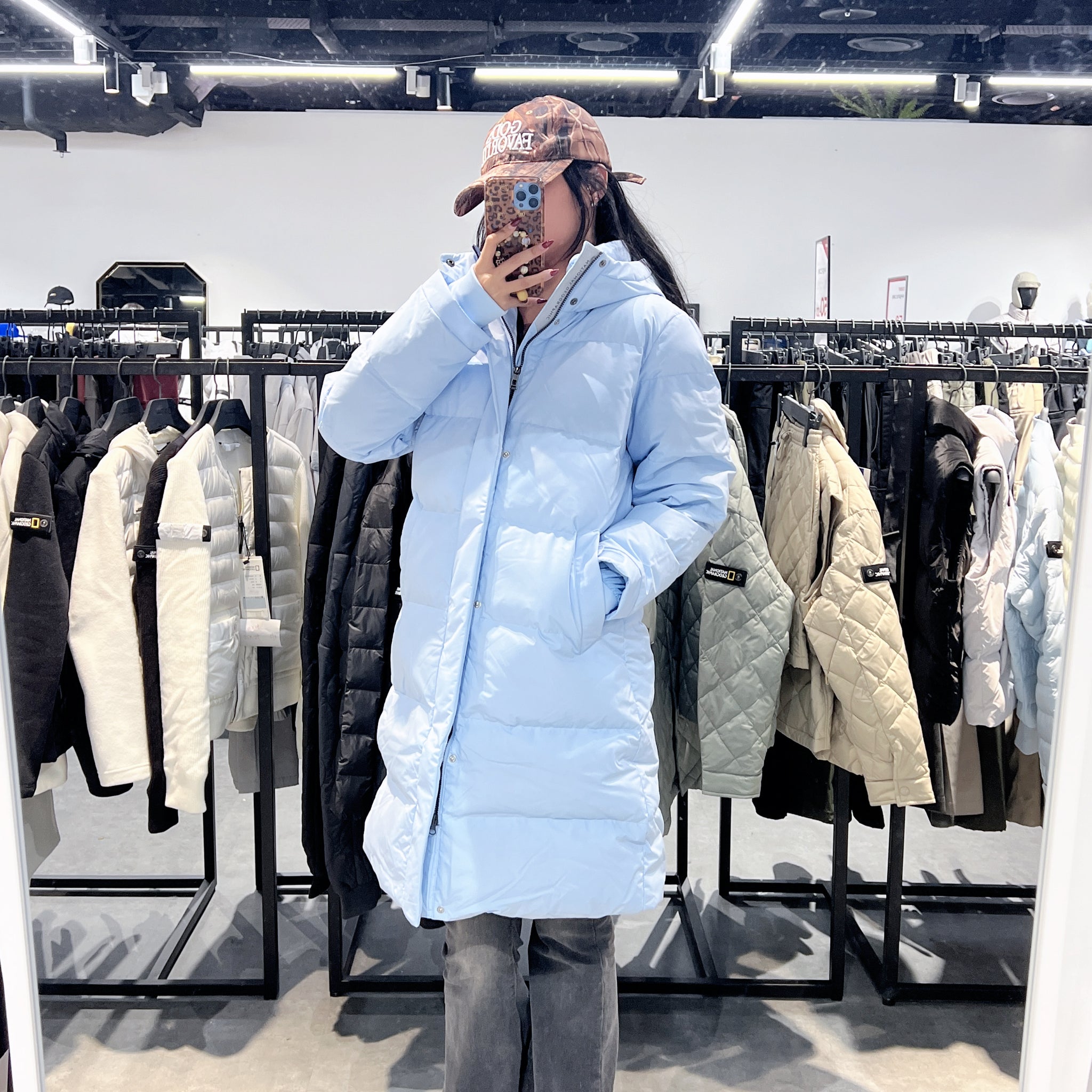 韓國 National Geographic Women's Cayman Pro Long-Length Goose Down Jumper (鵝絨)【NG086】