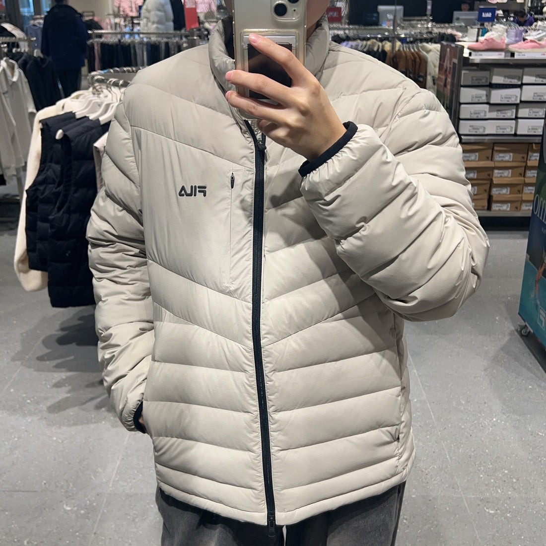 韓國 FILA Stretch Tube Lightweight Down (鴨絨)【FA016】