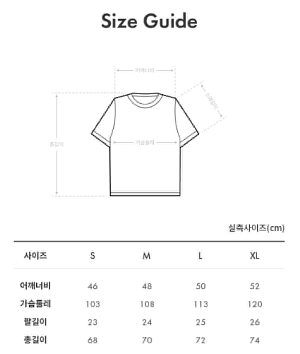 韓國 Guess Uni Semi-Overfit Vintage Logo Short Sleeve T-shirt【GU006】