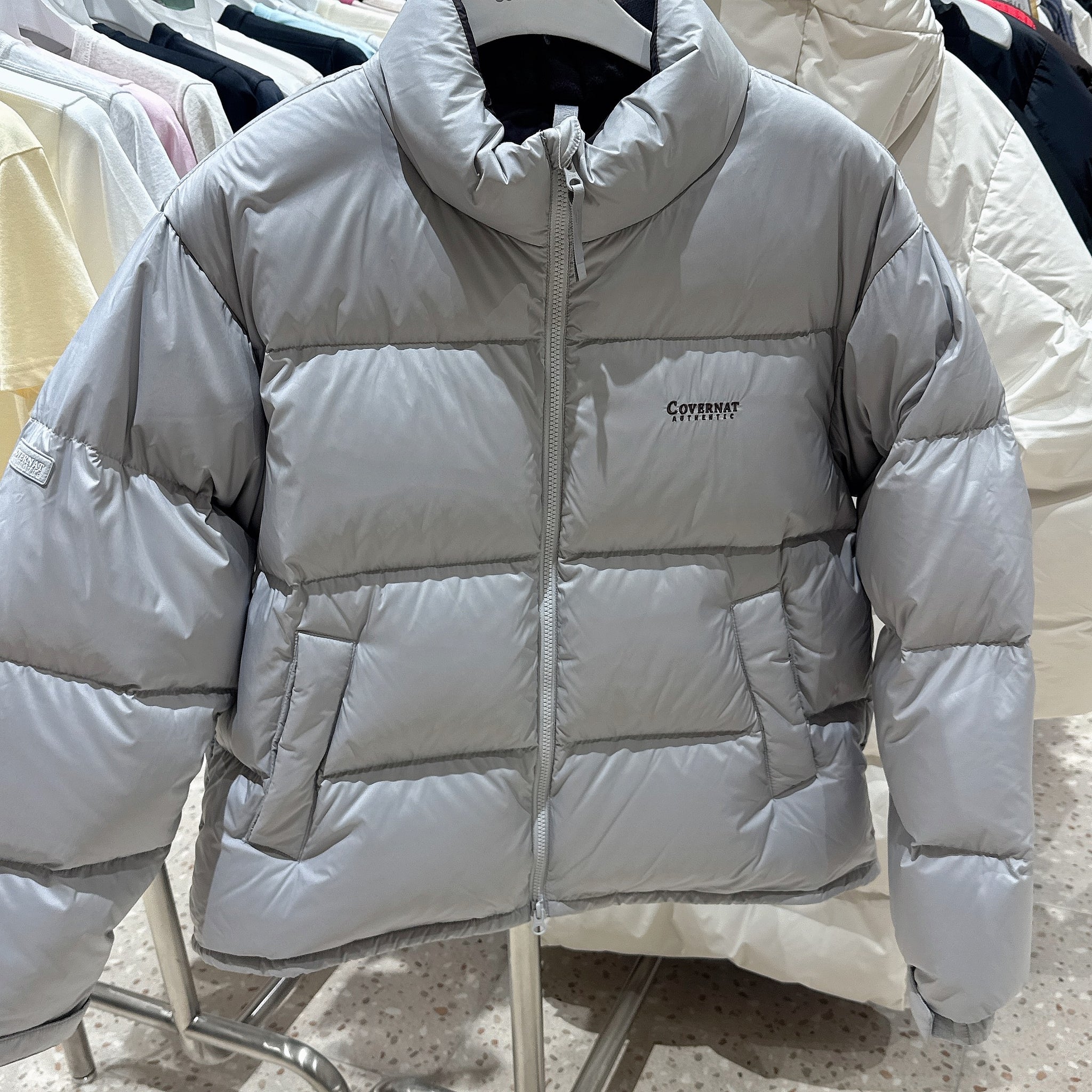 韓國 Covernat RDS Civic Origin Short Puffer鴨絨刺繡Logo【CO045】