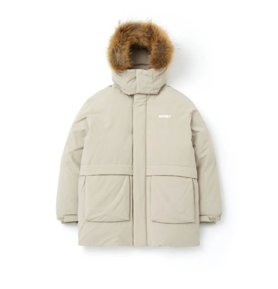 韓國 Nerdy Real Fur Mid Down Jacket【NY010】
