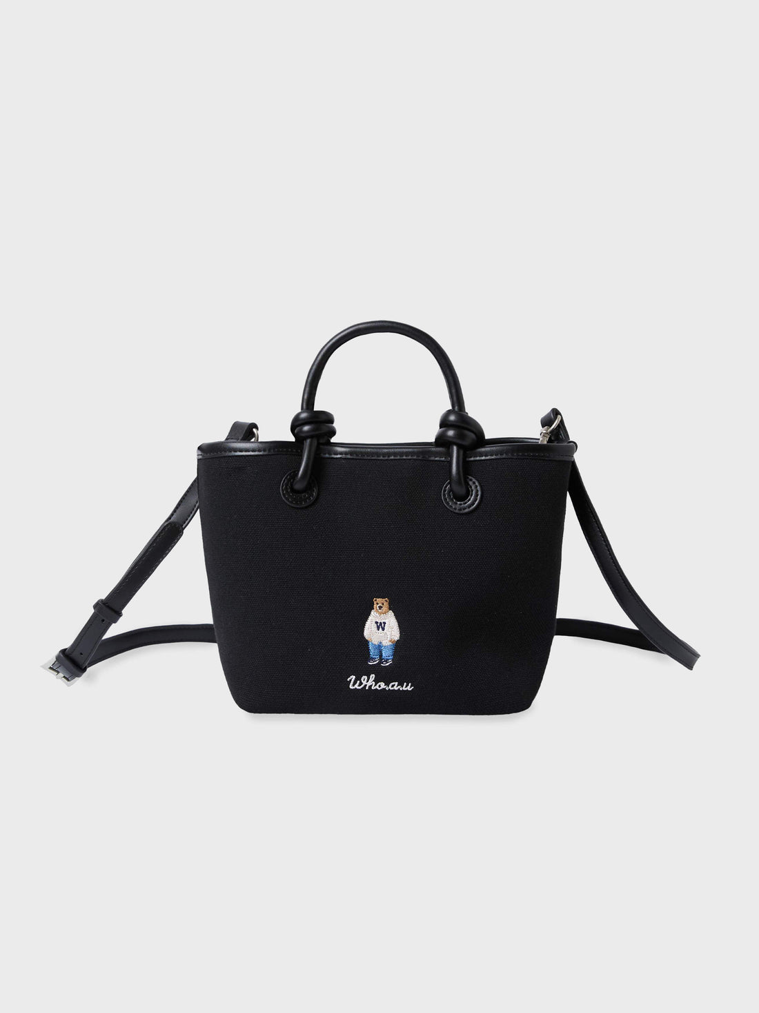 韓國 Who.A.U Canvas 2-way Tote Bag【WA210】