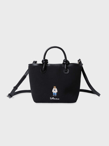 韓國 Who.A.U Canvas 2-way Tote Bag【WA210】