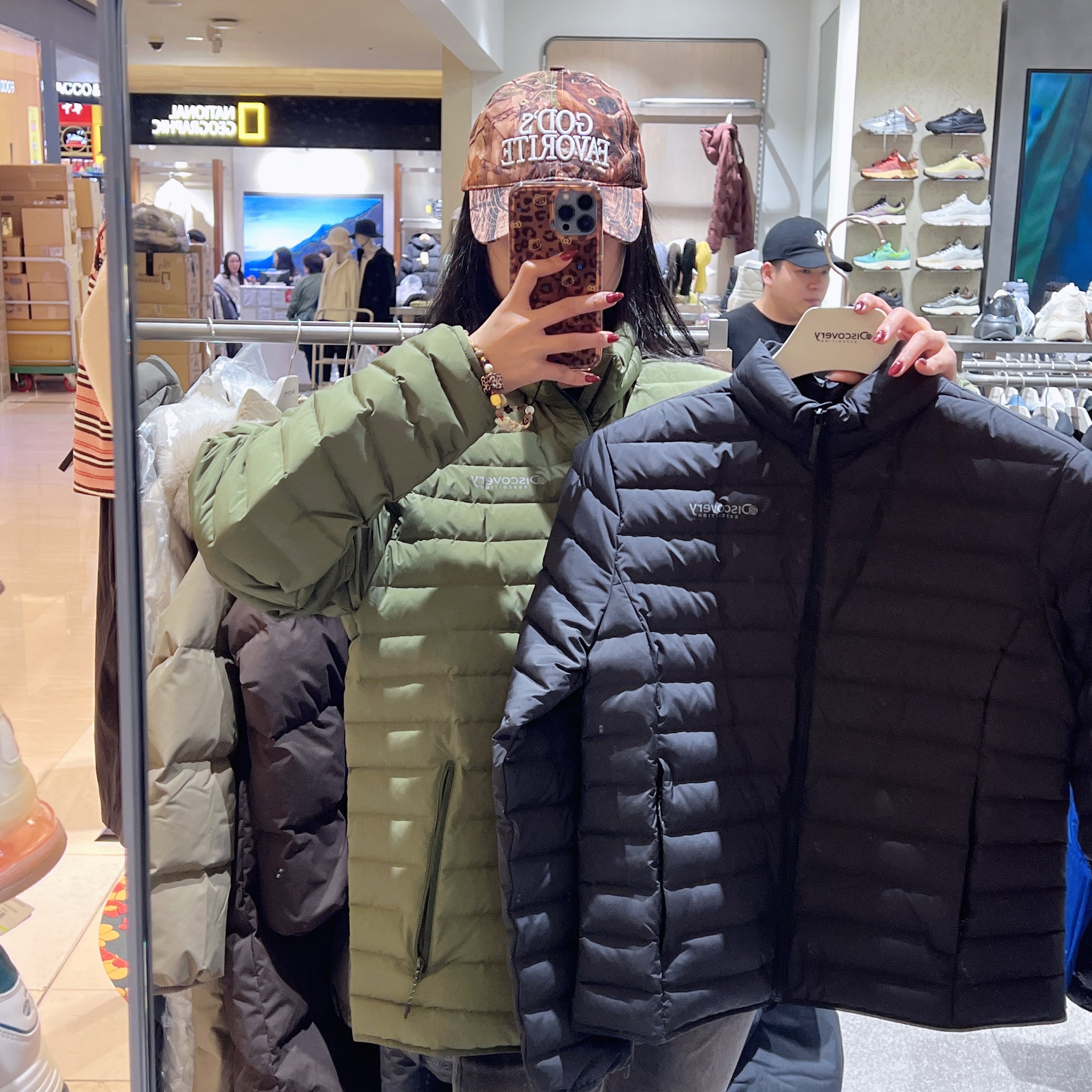 韓國 Discovery Women's Pixieber G Tube High Neck Down Lightweight Padding【DY068】