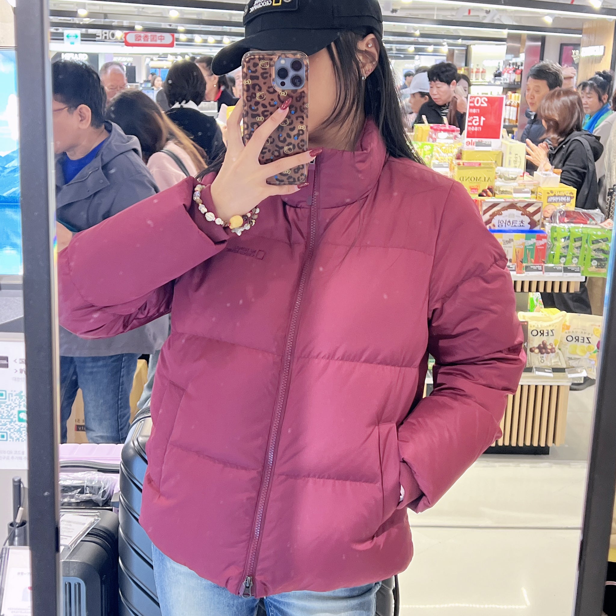 韓國 National Geographic Women's Rayman High-Neck Duck Down Jumper (鴨絨)【NG145】