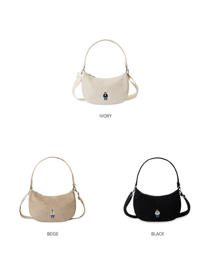 韓國 Who.A.U Corduroy Hobo Bag【WA202】