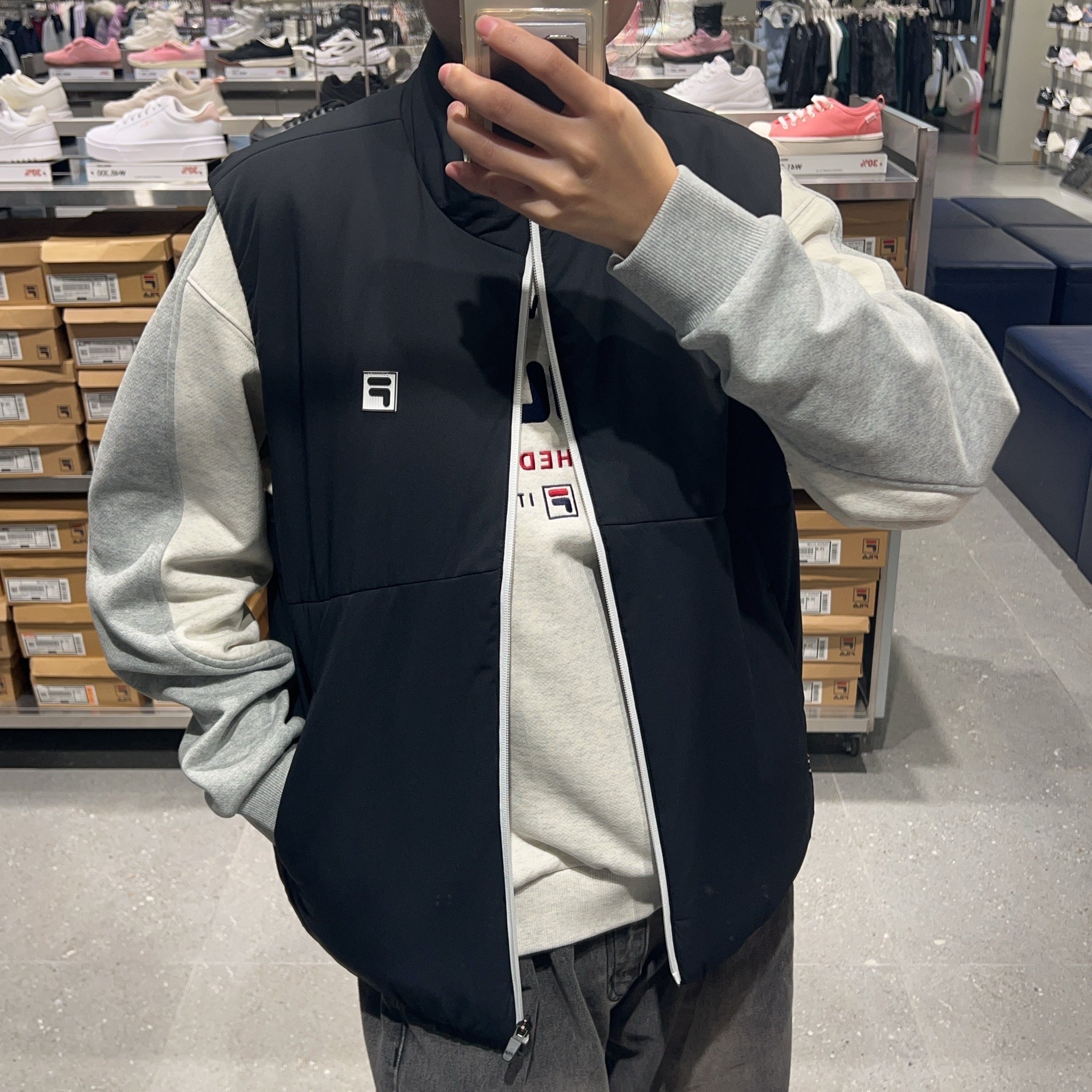 韓國 FILA Tennis Padded Vest【FA015】