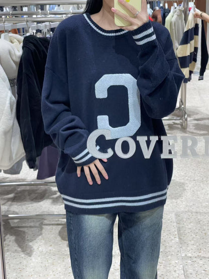 韓國 Covernat Big C Logo Crewneck Knit【CO044】 - STT Mall HK 靚太網購