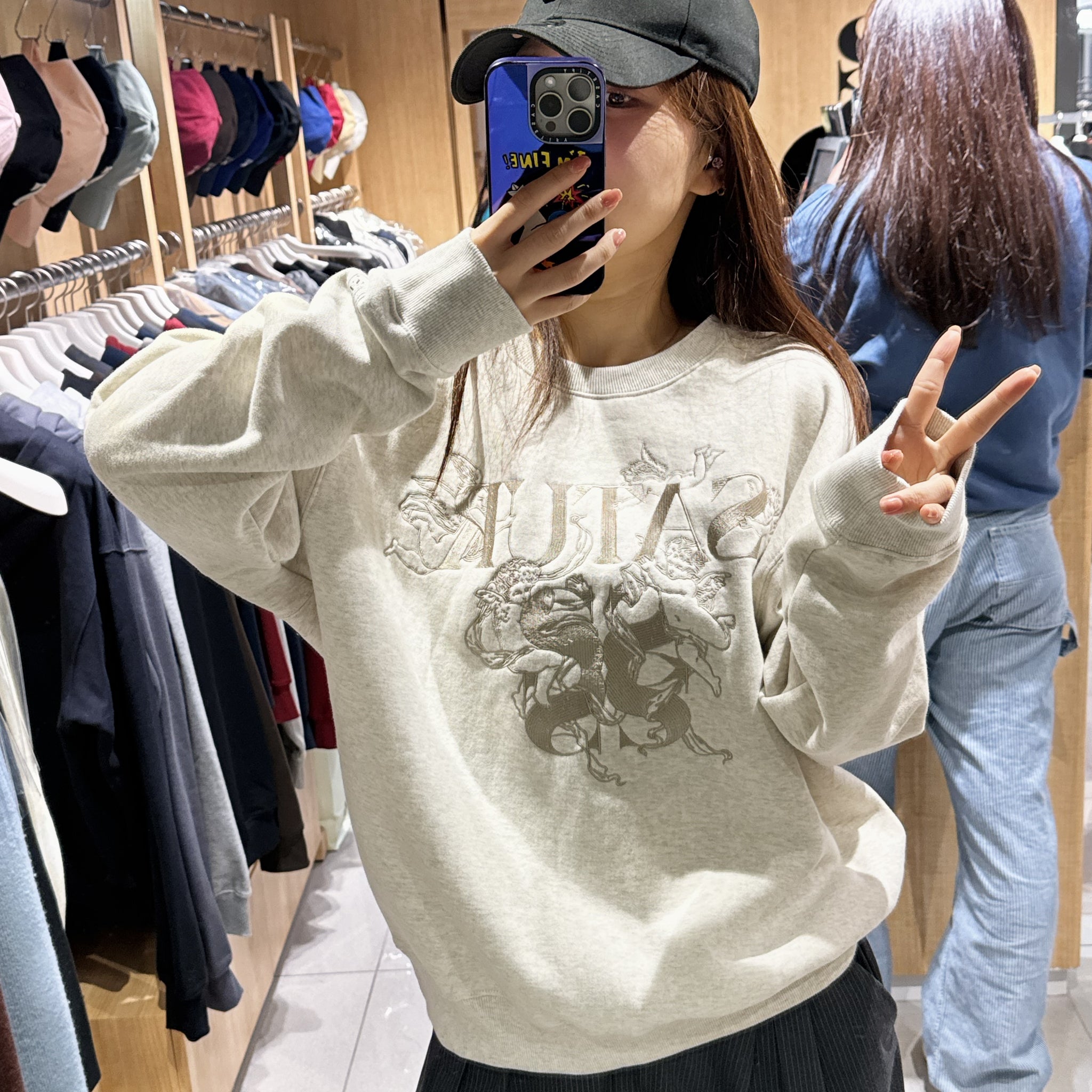 韓國 Satur Angel Graphic Sweatshirt【SR187】