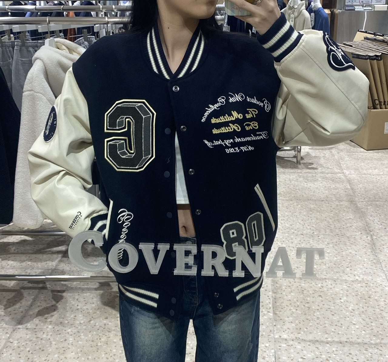 韓國 Covernat College C Wool Varsity【CO023】 - STT Mall HK 靚太網購