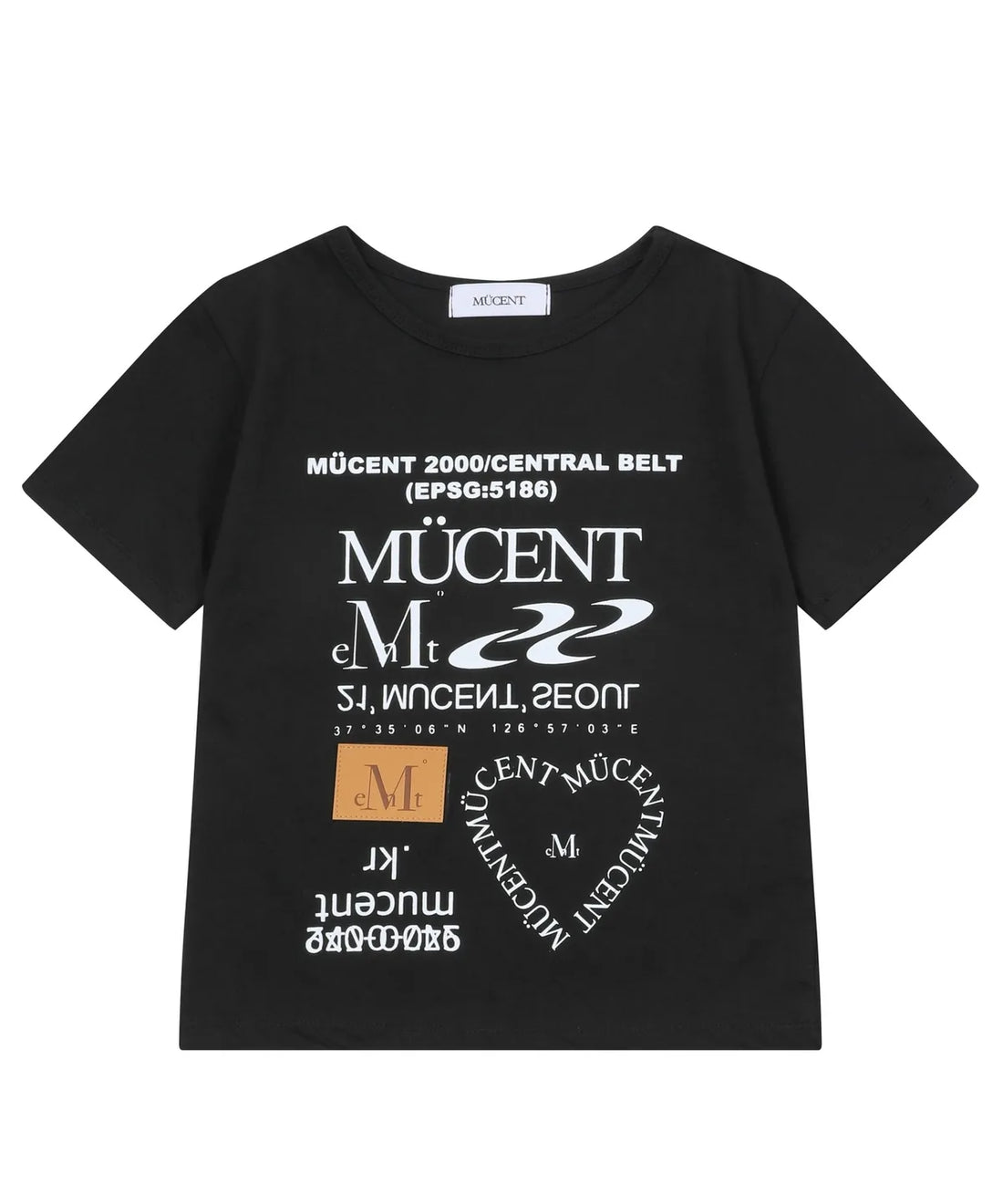 韓國 Mucent Soho Signature Logo Collection Half T-Shirt【MU015】