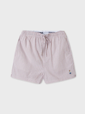 韓國 Who.A.U Steve Striped Cotton Shorts【WA218】