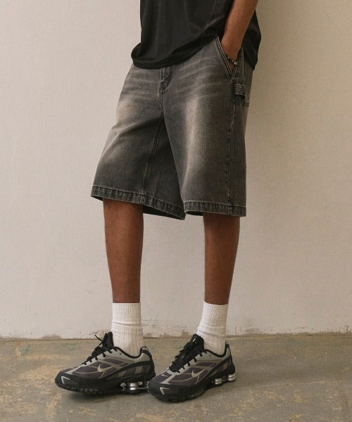 韓國 Beentrill Standard Denim Bermuda Pants【BL078】