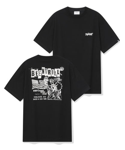 韓國 Beentrill Liberty Symbol T-Shirt【BL035】