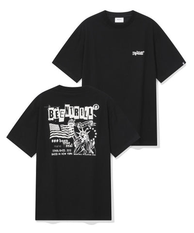 韓國 Beentrill Liberty Symbol T-Shirt【BL035】