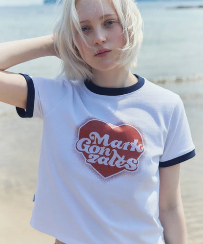 韓國 Mark Gonzales Heart Graphic Women&