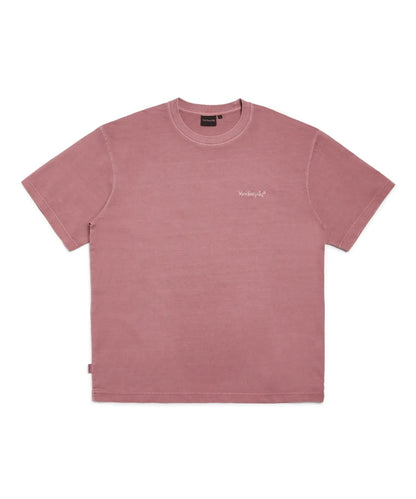 韓國 Mark Gonzales Small Sign Logo Pigment Short Sleeve T-Shirt【MG036】