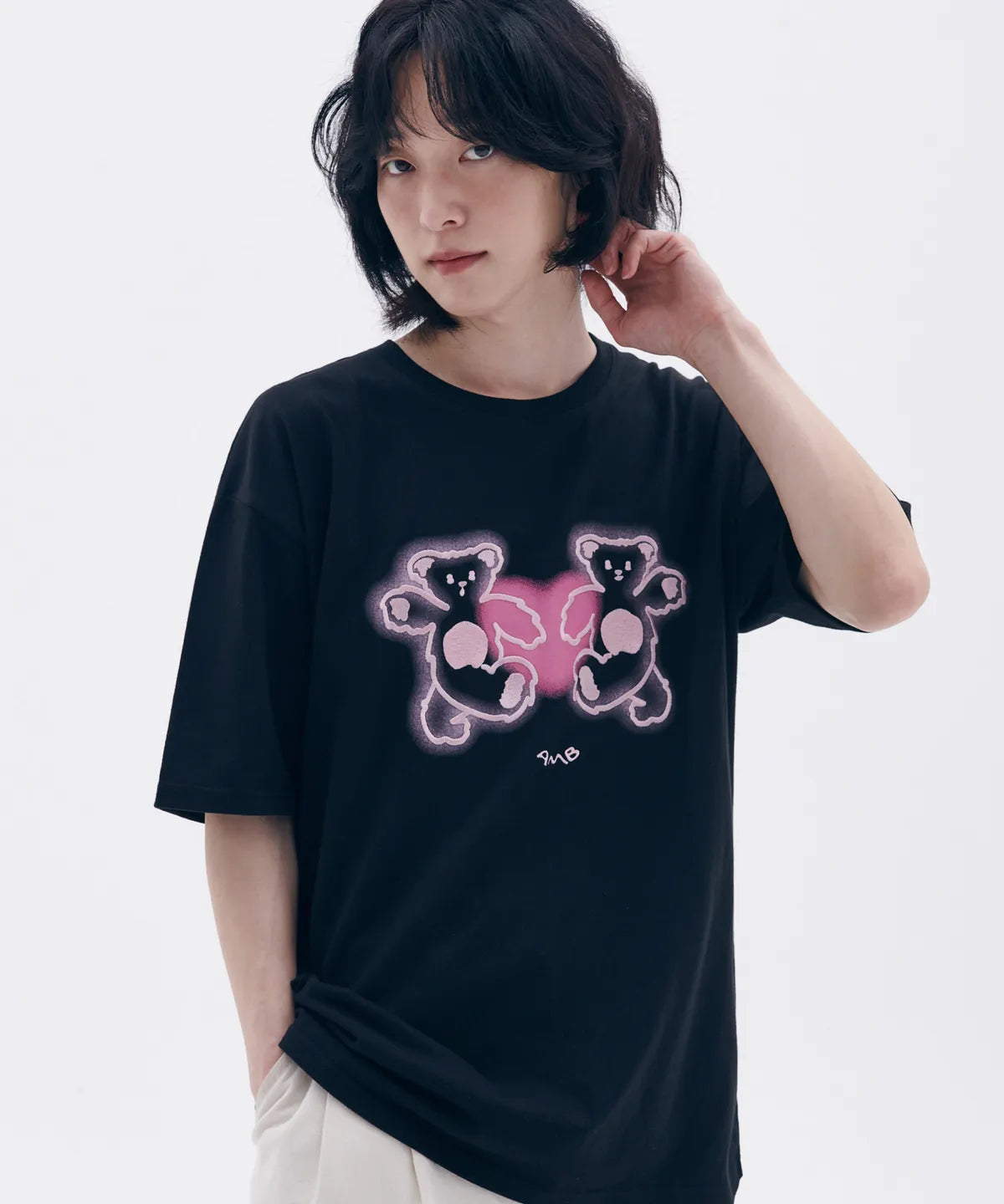 韓國 Ambler Hey, Buddy Short Sleeve T-Shirt【AR094】