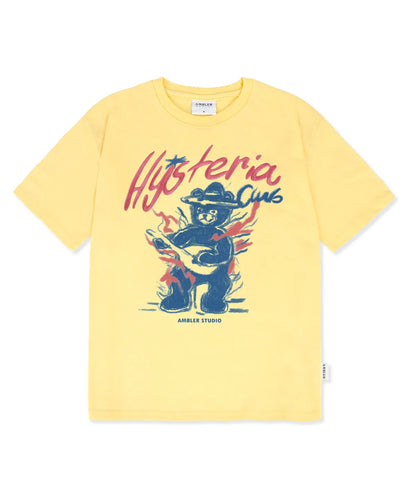 韓國 Ambler Hysteria Bear T-Shirt【AR099】