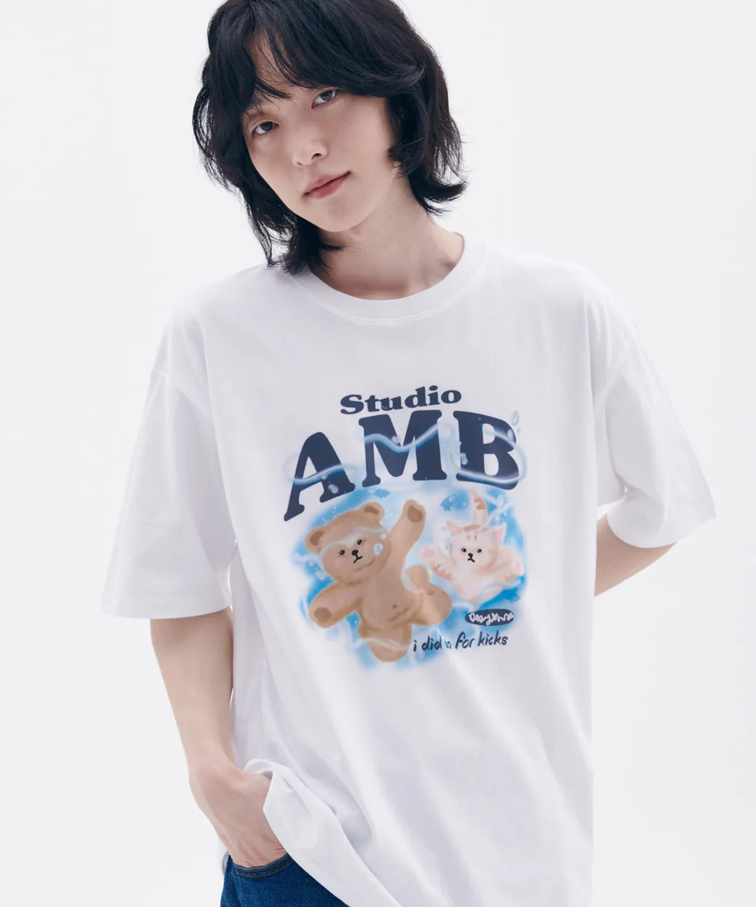 韓國 Ambler Underwater Graphic Short Sleeve T-Shirt【AR100】