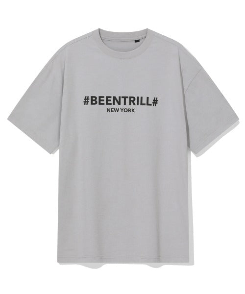 韓國 Beentrill Active Hashtag Lettering T-Shirt【BL027】