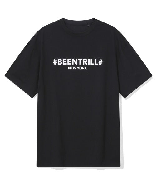 韓國 Beentrill Active Hashtag Lettering T-Shirt【BL027】