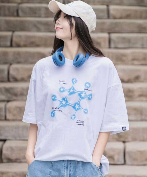 韓國 Beentrill Hashtag Constellation T-Shirt【BL043】
