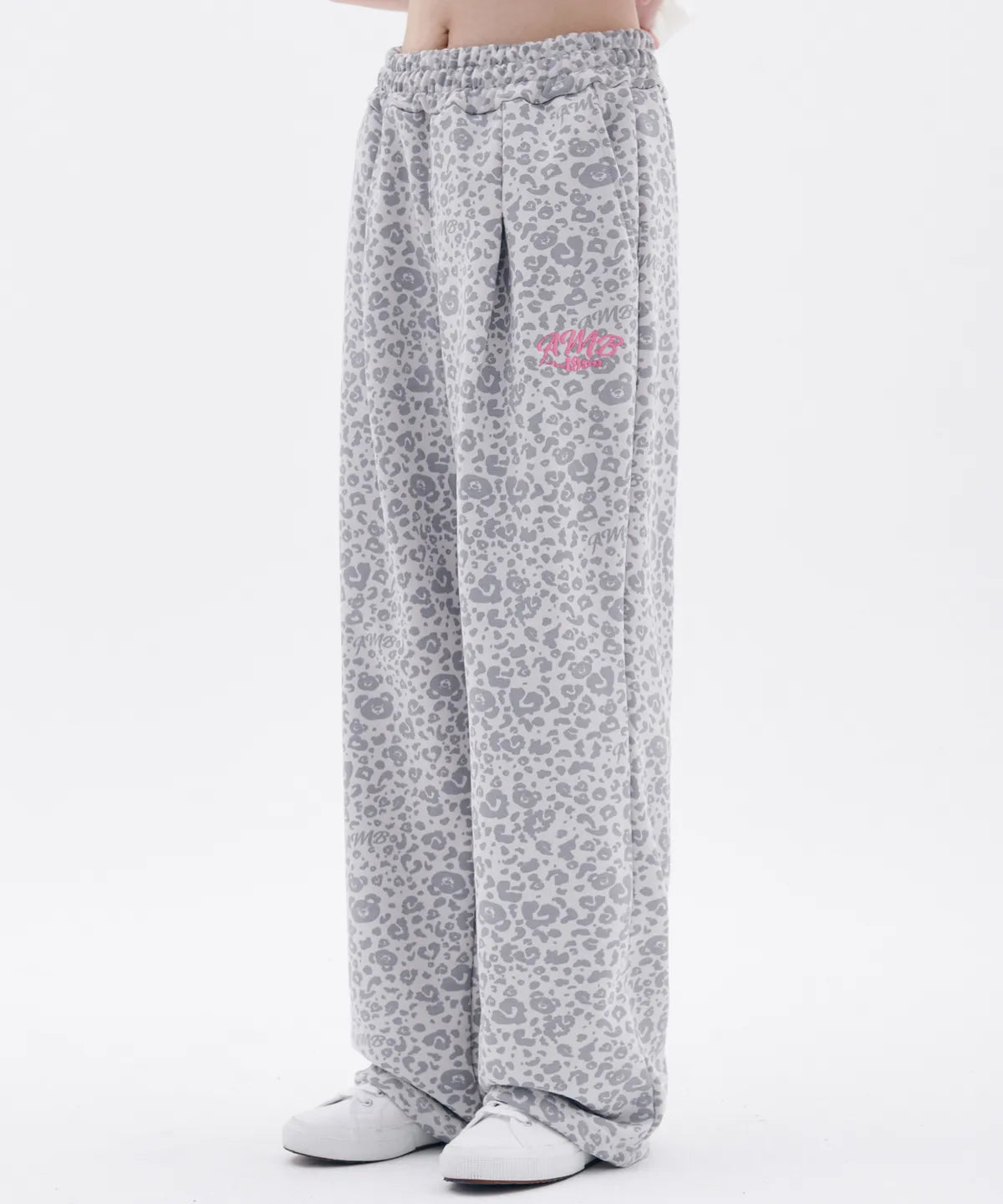 韓國 Ambler Heart Bear Leopard Pants【AR034】