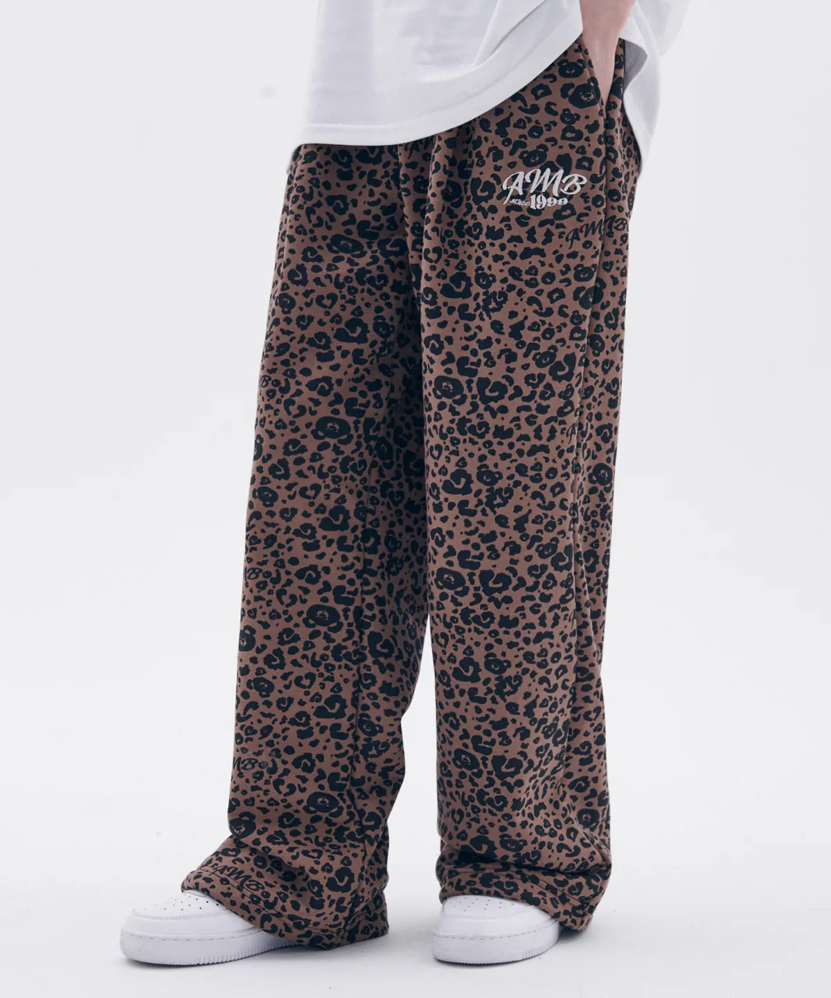 韓國 Ambler Heart Bear Leopard Pants【AR034】