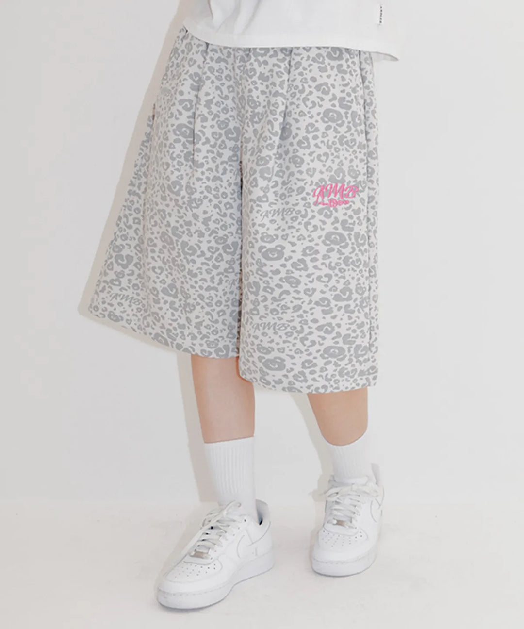 韓國 Ambler Heart Bear Leopard Pants【AR110】