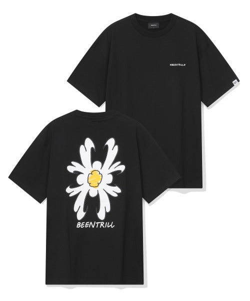 韓國 Beentrill Daisy Hashtag T-Shirt【BL021】