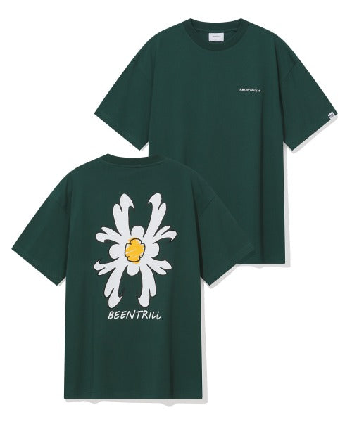 韓國 Beentrill Daisy Hashtag T-Shirt【BL021】