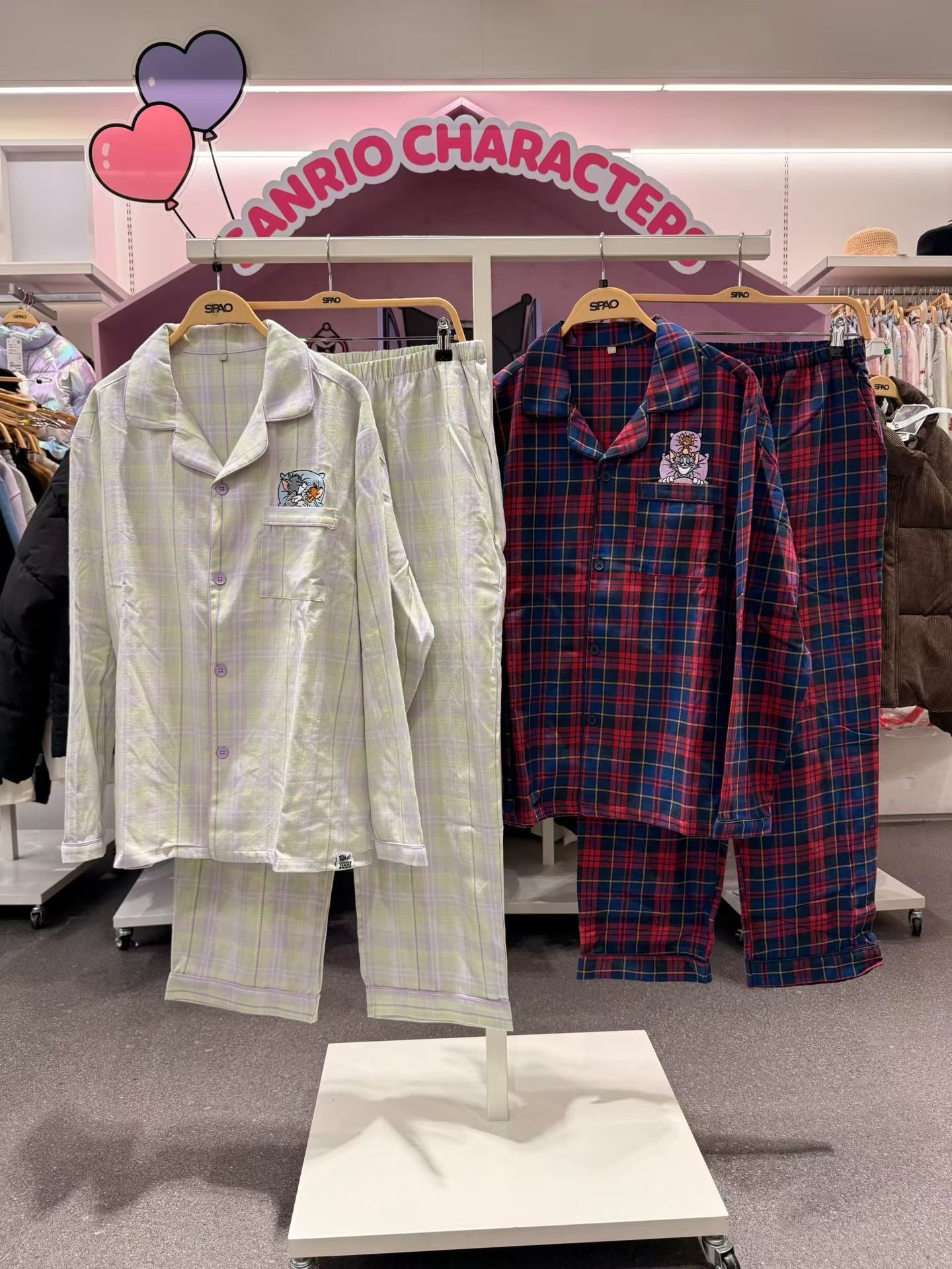 韓國 SPAO Tom and Jerry Flannel Pajamas【SP286】