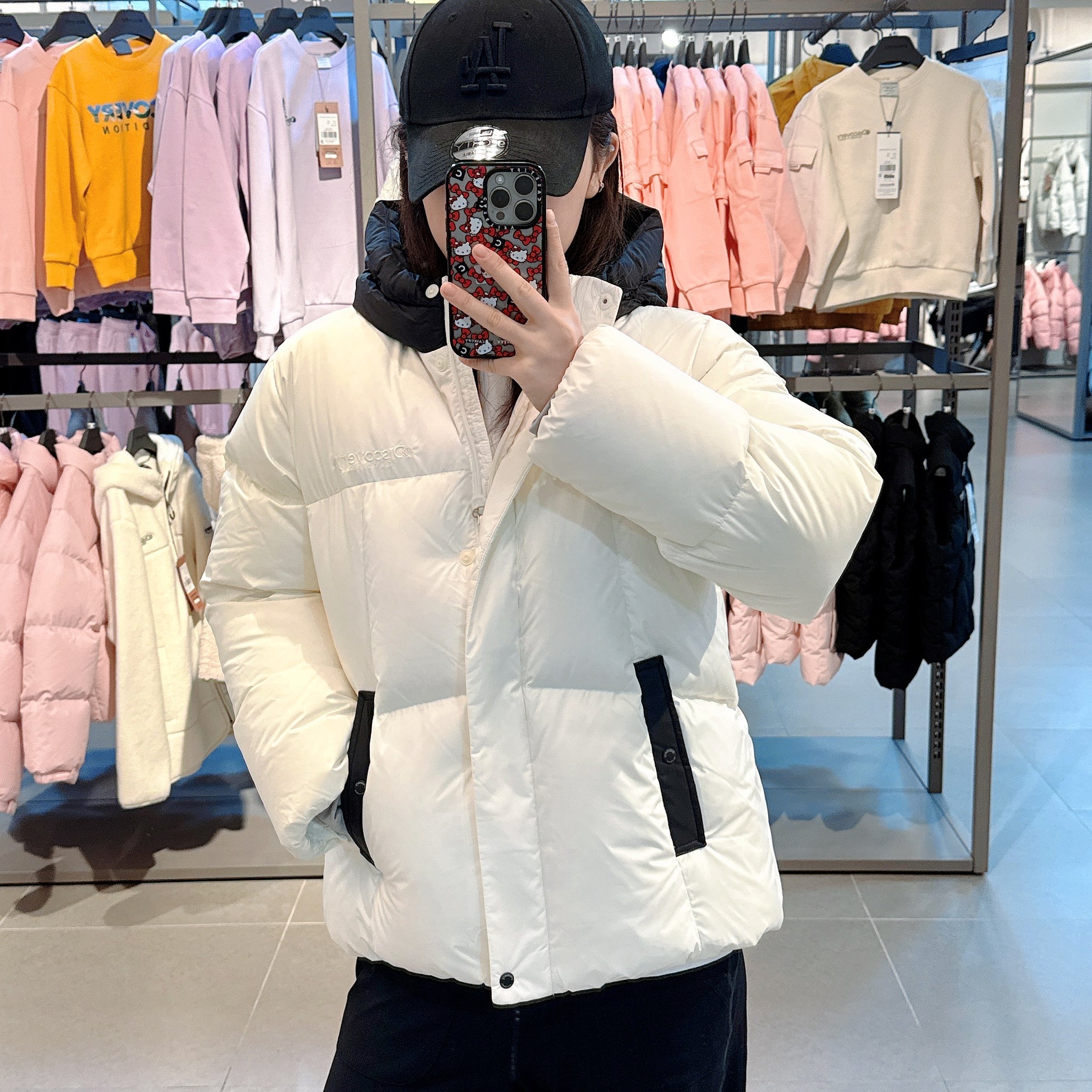 韓國 Discovery Girls' Elia Down Short Padding (鴨絨)【DY205】