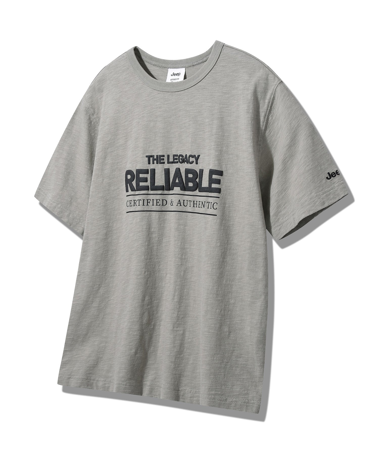 韓國 Jeep Reliable Foam Print Short Sleeve T-Shirt【JP040】