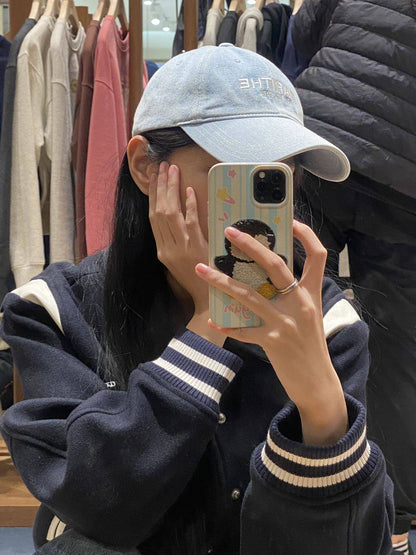 韓國 Marithe Francois Girbaud DENIM WASHING LOGO BALL CAP 【MF055】 - STT Mall HK 靚太網購