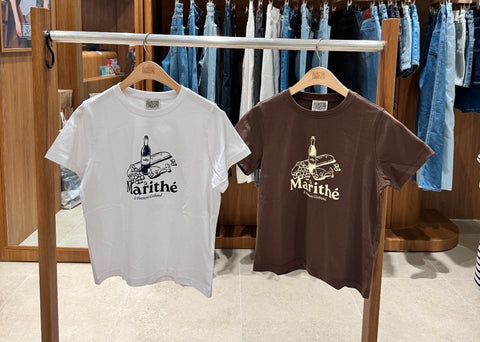 韓國 Marithe Francois Girbaud Wine Glass T-shirt【MF501】