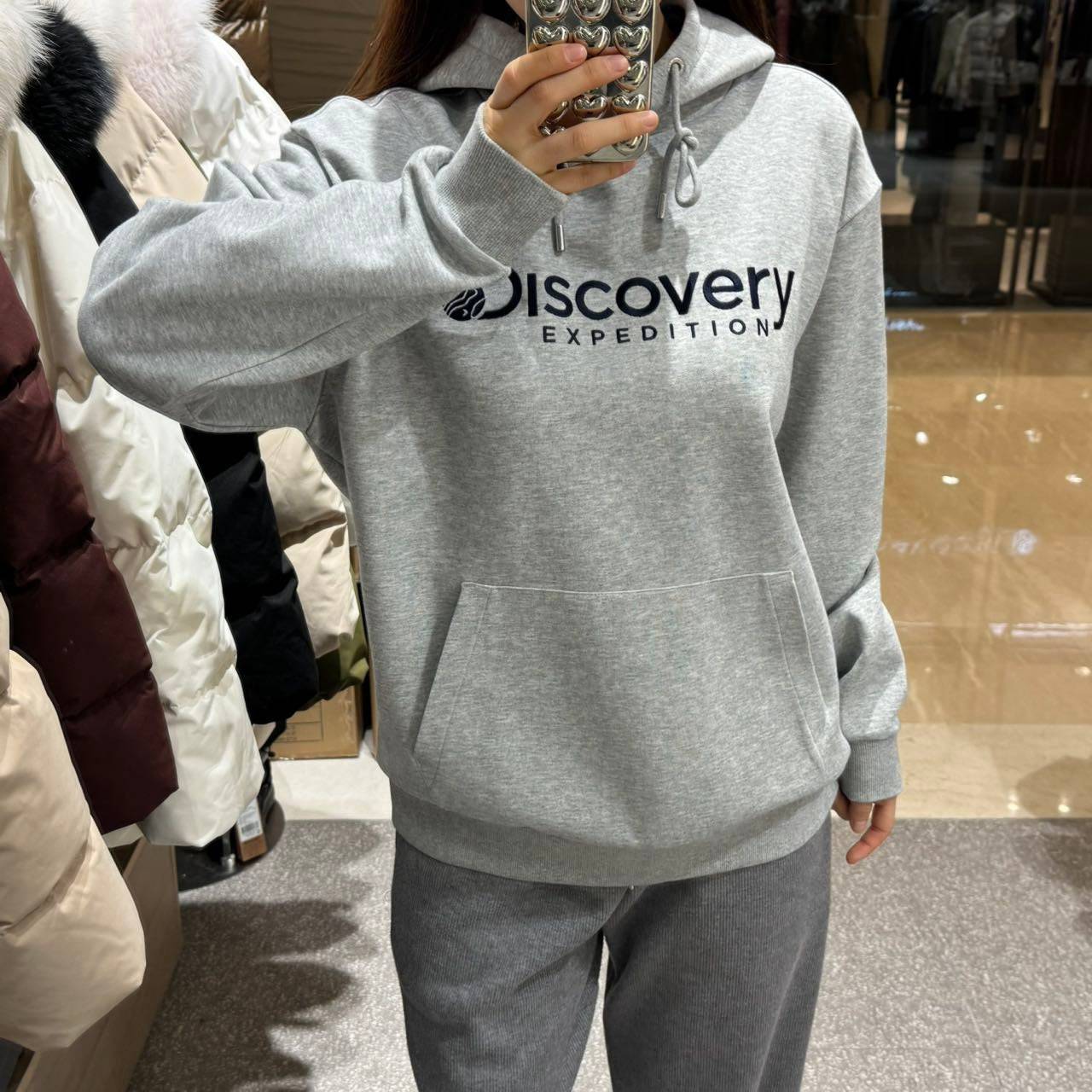 韓國 Discovery LOGAN Hoodie【DY015】 - STT Mall HK 靚太網購