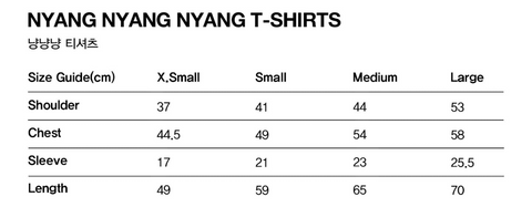 韓國 Video Jockey NYANG NYANG NYANG T-SHIRTS【VJ024】
