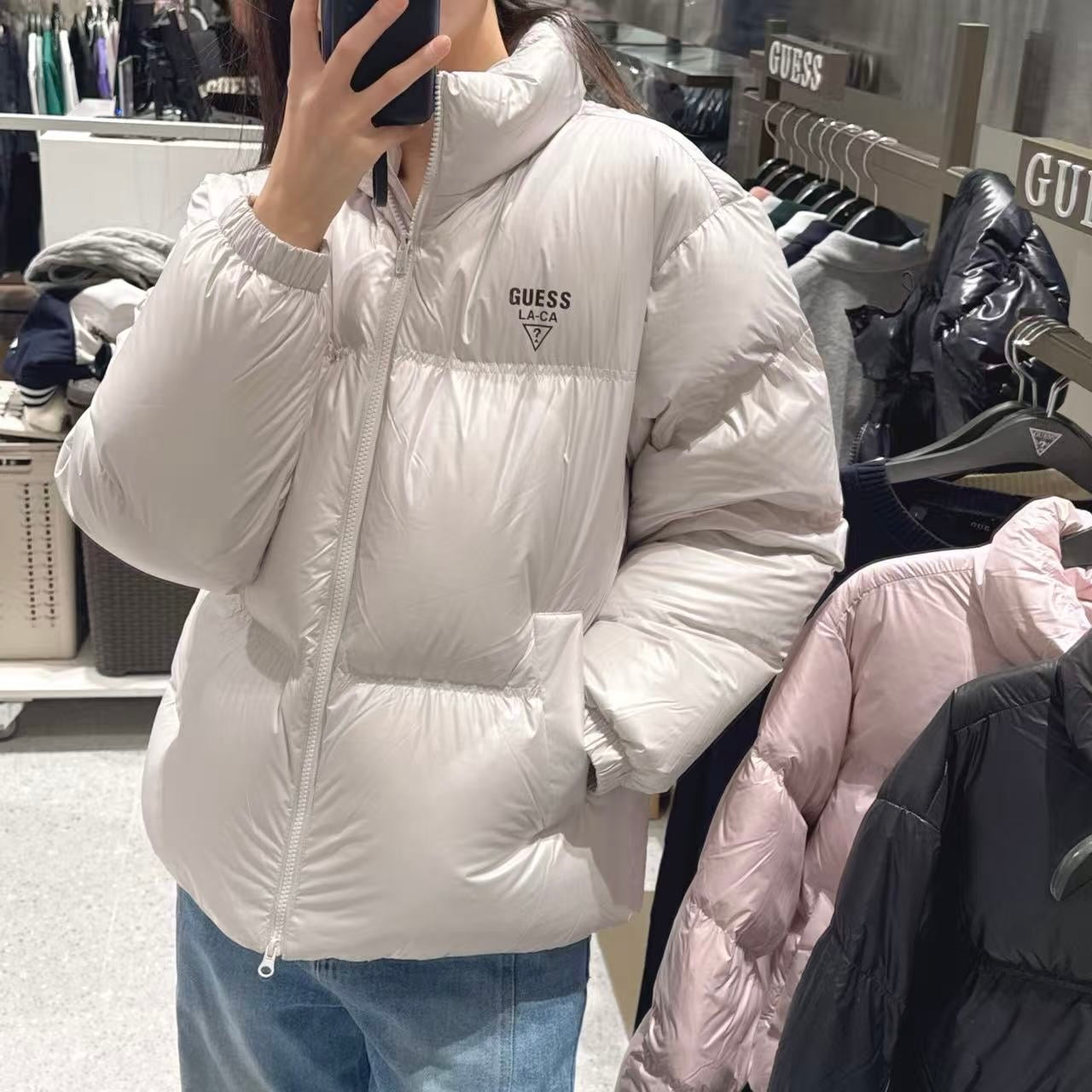 韓國 Guess Uni Basic Puffer Jumper (鴨絨)【GU023】