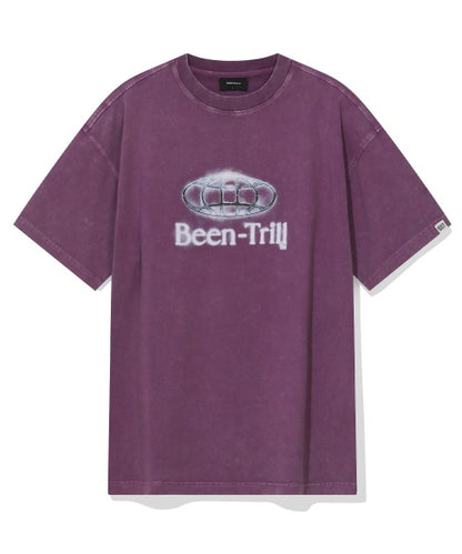 韓國 Beentrill Smoke Globe Pigment T-Shirt【BL039】